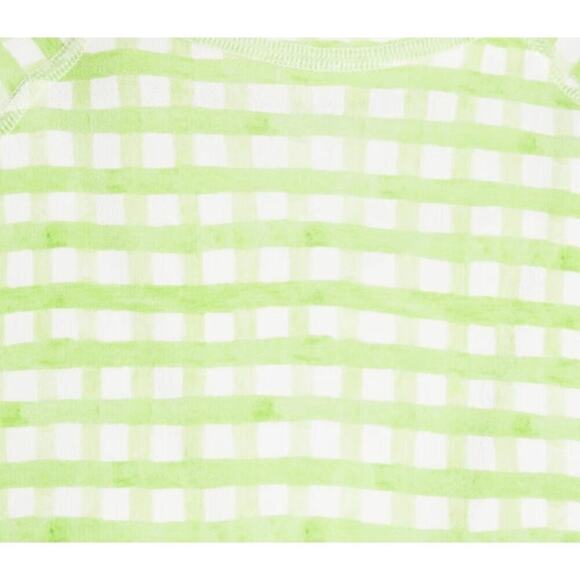 Jacquemus Tuba cropped gingham jersey turtleneck top - Picture 2 of 9